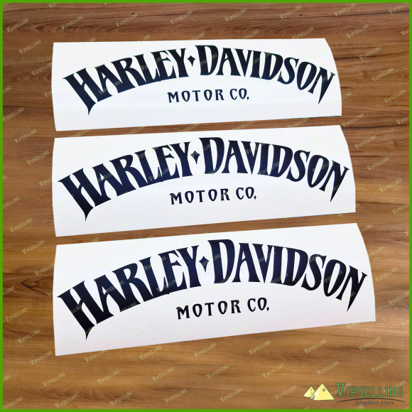 Harley-Davidson Tank PREMIUM Quality High Cast Vinyl Decals Stickers 8" Any Colour Harley-Davidson Tank PREMIUM Quality High Cast Vinyl Decals Stickers 8" Any Colour