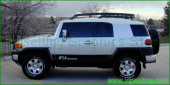 Toyota FJ Cruiser Side Skirt Wide Stripes Decals Stickers Any Color Toyota FJ Cruiser Side Skirt Wide Stripes Decals Stickers Any Color