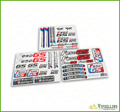BMW Motorrad Motorsport F650GS Racing GS Laminated Decals Stickers Kit BMW Motorrad Motorsport F650GS Racing GS Laminated Decals Stickers Kit
