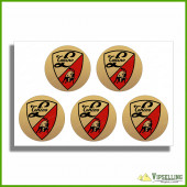 Lamborghini Tonino Wheel Center Cap Silver Gold Laminated Vinyl Decals Set Lamborghini Tonino Wheel Center Cap Silver Gold Laminated Vinyl Decals Set