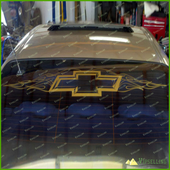 Gold Chevrolet Chevy Decal Gold Chevrolet Chevy Decal