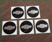 x5 Chevrolet Wheel Center Cap LAMINATED Vinyl Decals Stickers Set 51mm Any Size x5 Chevrolet Wheel Center Cap LAMINATED Vinyl Decals Stickers Set 51mm Any Size