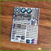 BMW Motorrad Motorsport BMW M Sport Perfomance Decals Stickers Kit BMW Motorrad Motorsport BMW M Sport Perfomance Decals Stickers Kit