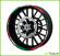 aprilia RSV4 Factory Racing Motorcycle Wheel Rim Silver Laminated Stripes Decal Sticker