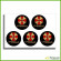 UMBRELLA Corporation Gold Silver Wheel Center Caps Laminated Decals Stickers Set UMBRELLA Corporation Gold Silver Wheel Center Caps Laminated Decals Stickers Set