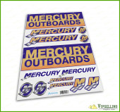 Mercury Ukraine Outboards Laminated Decals Stickers Emblems Logos Set Mercury Ukraine Outboards Laminated Decals Stickers Emblems Logos Set