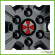 UMBRELLA Corporation Silver Gold Wheel Center Caps Laminated Decals Stickers Set