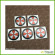 UMBRELLA Corporation Silver Gold Wheel Center Caps Laminated Decals Stickers Set