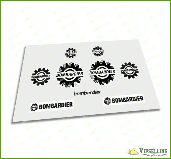 Bombardier Sea-Doo Decal Sticker Logo Emblem Silver Gold White Clear 2" 51mm 4" 101mm Kit Bombardier Sea-Doo Decal Sticker Logo Emblem Silver Gold White Clear 2" 51mm 4" 101mm Kit