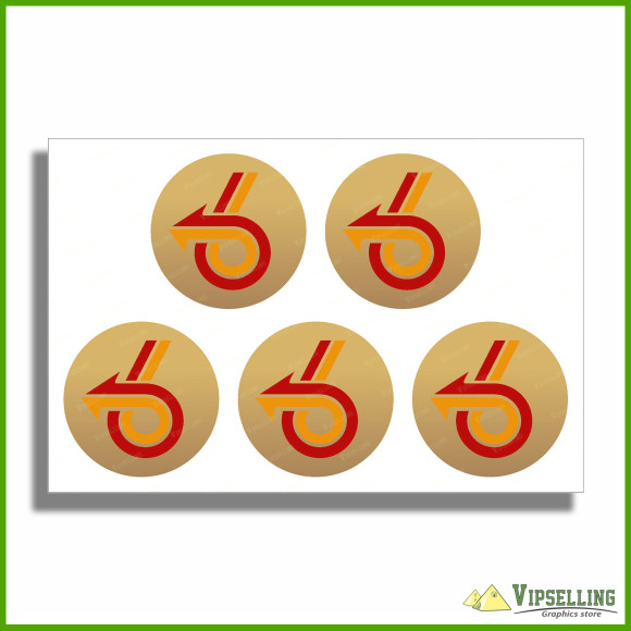 Buick General Motors Silver Gold Wheel Center Caps Laminated Decals Stickers Set Buick General Motors Silver Gold Wheel Center Caps Laminated Decals Stickers Set