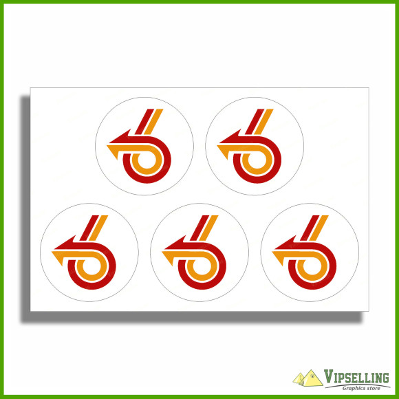 Buick General Motors Silver Gold Wheel Center Caps Laminated Decals Stickers Set Buick General Motors Silver Gold Wheel Center Caps Laminated Decals Stickers Set