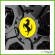 Enzo Ferrari Wheel Center Cap Yellow Laminated Vinyl Decals Set Enzo Ferrari Wheel Center Cap Yellow Laminated Vinyl Decals Set