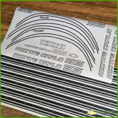 Monte Carlo SS Chevrolet Fully Black 1985-1986 Restoration Decals Kit Stripes Chevy