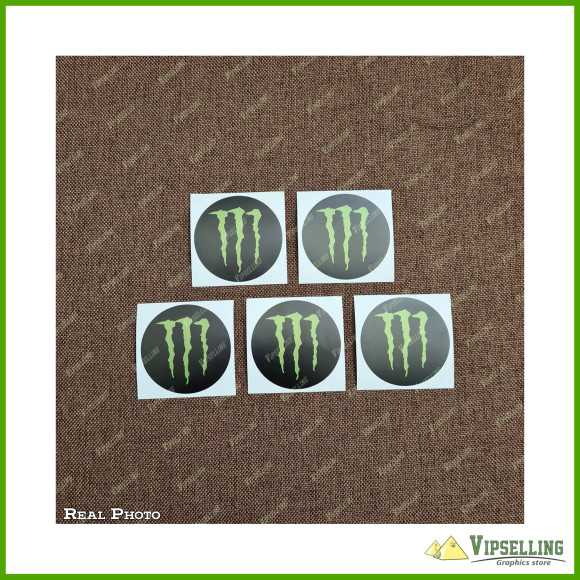 Monster Energy Silver Wheel Center Caps Decals Set Any Size Monster Energy Silver Wheel Center Caps Decals Set Any Size
