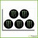 Monster Energy Silver Wheel Center Caps Decals Set Any Size Monster Energy Silver Wheel Center Caps Decals Set Any Size