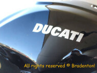 Ducati Tank Vinyl Decals Set for both sides Stickers Emblems Ducati Tank Vinyl Decals Set for both sides Stickers Emblems