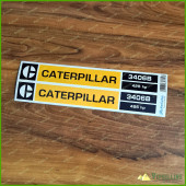 CAT Caterpillar 3406B 425 HP Engine Laminated Decal Sticker Set 12” (305mm) CAT Caterpillar 3406B 425 HP Engine Laminated Decal Sticker Set 12” (305mm)