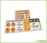 ORANGE Mountain Bicycle Bike MTB Cycle Enduro Frame Decals Stickers Kit