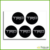 TRD Silver Gold White Toyota Racing Development Wheel Cap Center Decals Stickers TRD Silver Gold White Toyota Racing Development Wheel Cap Center Decals Stickers