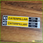 CAT Caterpillar 3406 550 HP Engine Equipment Laminated Decal Sticker Set 12” (305mm) CAT Caterpillar 3406 550 HP Engine Equipment Laminated Decal Sticker Set 12” (305mm)