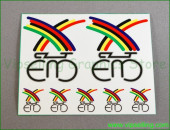 Eddy Merckx Vintage Cycle Bike Fork Frame Decals Stickers Emblems Eddy Merckx Vintage Cycle Bike Fork Frame Decals Stickers Emblems