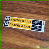 CAT Caterpillar 3406 400 HP Engine Equipment Laminated Decal Sticker Set 12” (305mm) CAT Caterpillar 3406 400 HP Engine Equipment Laminated Decal Sticker Set 12” (305mm)