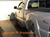 Toyota TRD Off Road Rear Quater Panel White/Maroon/Black Decals Kit Toyota TRD Off Road Rear Quater Panel White/Maroon/Black Decals Kit