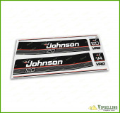 JOHNSON 1989 1990 120 HP V4 Motor Horse Power VRO Laminated Vinyl Decals Sticker JOHNSON 1989 1990 120 HP V4 Motor Horse Power VRO Laminated Vinyl Decals Sticker
