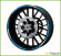 BMW Motorrad Motorsport R1200RS Light Blue Wheel Rim Laminated Stripes Decals Stickers Kit