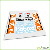 BOBCAT 753 Orange SKID STEER Loader Full High Cast Vinyl Decals Stickers New Super Look Kit BOBCAT 753 Orange SKID STEER Loader Full High Cast Vinyl Decals Stickers New Super Look Kit