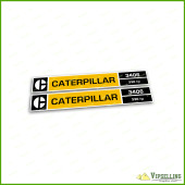 CAT Caterpillar 3406 330 HP Engine Equipment Laminated Decal Sticker Set 12” (305mm) CAT Caterpillar 3406 330 HP Engine Equipment Laminated Decal Sticker Set 12” (305mm)