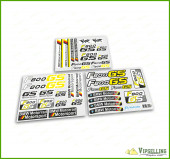 BMW Motorrad Motorsport F800GS Yellow Laminated Decals Stickers Kit BMW Motorrad Motorsport F800GS Yellow Laminated Decals Stickers Kit