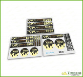 BMW Motorrad Motorsport R1200GS Adventure Laminated Decals Stickers Kit BMW Motorrad Motorsport R1200GS Adventure Laminated Decals Stickers Kit